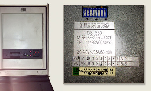 Siemens DS 550 SIMATIC Steuerung mit Floppy-Emulator